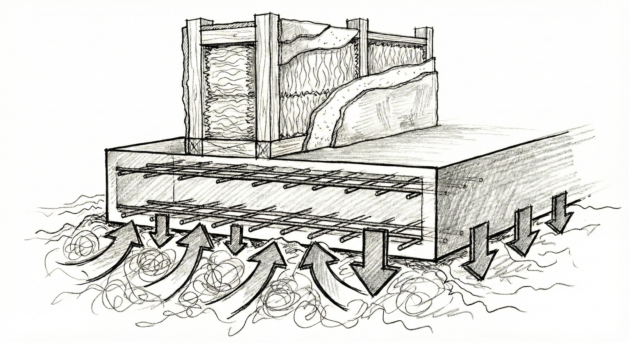 Zbrojenie płyty fundamentowej