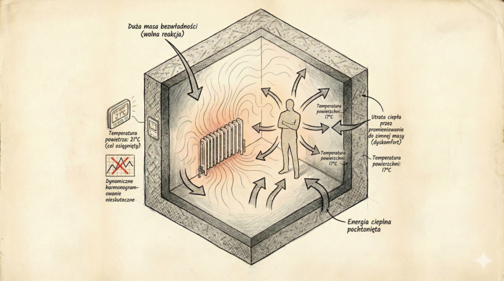 Ilustracja brak uelastyczności i konfliktu z nowoczesnym sterowaniem